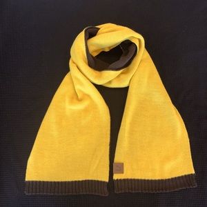 PUMA Men’s Yellow/ Brown Scarf